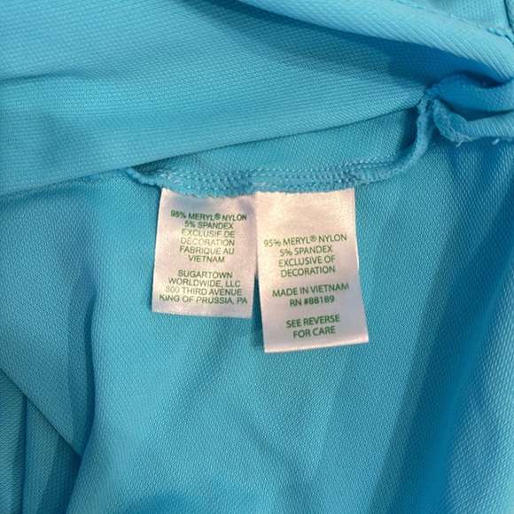 Lilly Pulitzer Teal Golf Tee - Picture 5 of 6